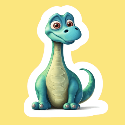 Cute Dino Stickers