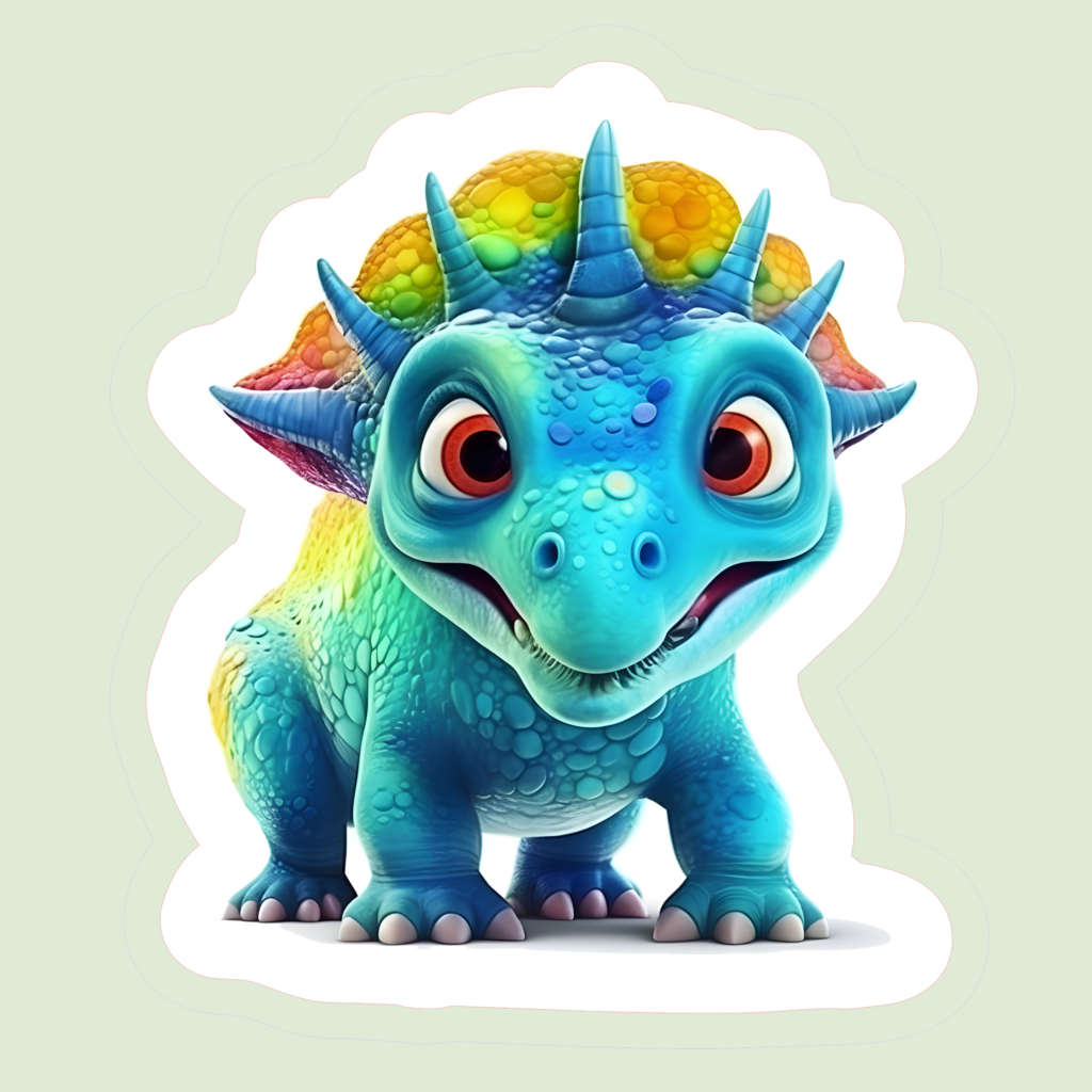 More Cute Dino Stickers - Sticker Bits