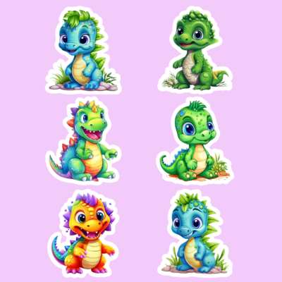 Adorable Baby Dinosaur