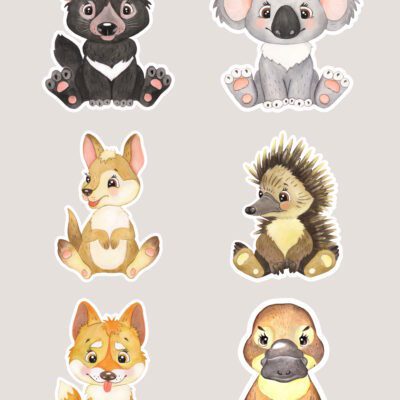 Australian Animal Sticker Sets