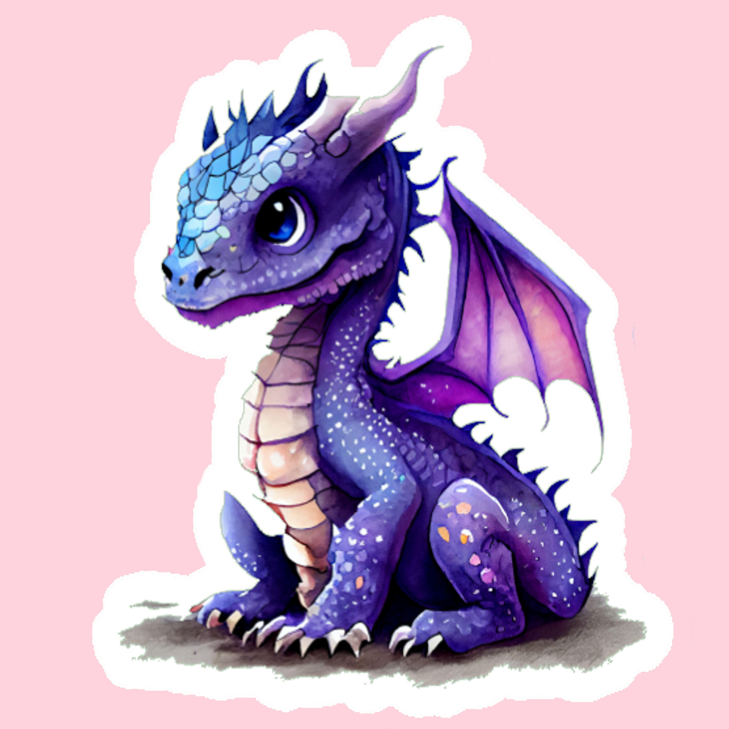 Purple Baby Dragon