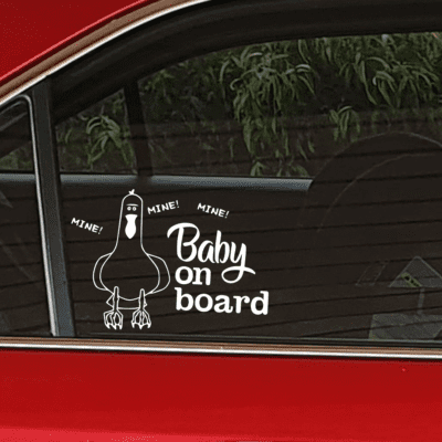 Baby on Board Car Decal 012
