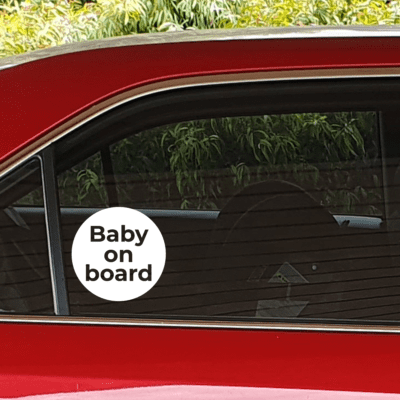 Baby on Board Car Decal 029