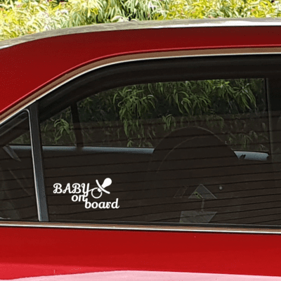 Baby on Board Car Decal 031