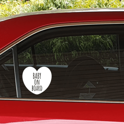 Baby on Board Car Decal 032