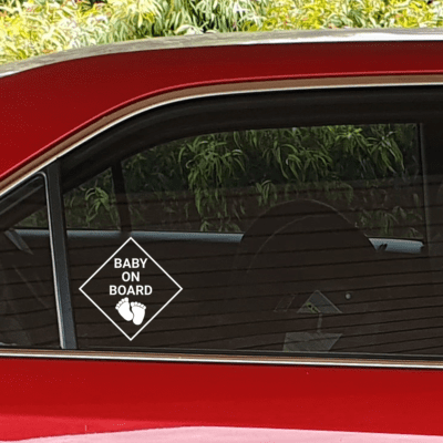 Baby on Board Car Decal 034