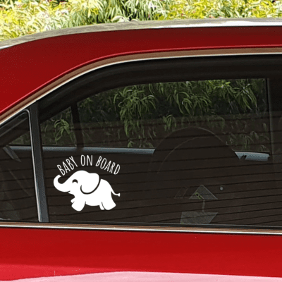Baby on Board Car Decal 035