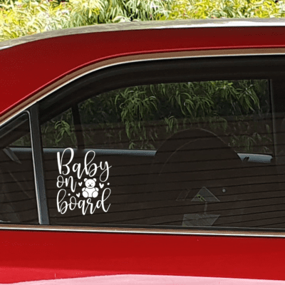 Baby on Board Car Decal 038