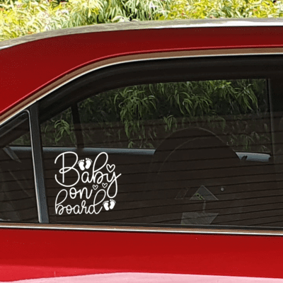 Baby on Board Car Decal 043