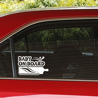 Baby on Board Car Decal 047