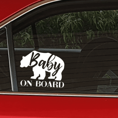 Baby on Board Car Decal 005