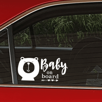 Baby on Board Car Decal 006