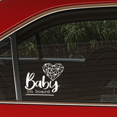 Baby on Board Car Decal 007