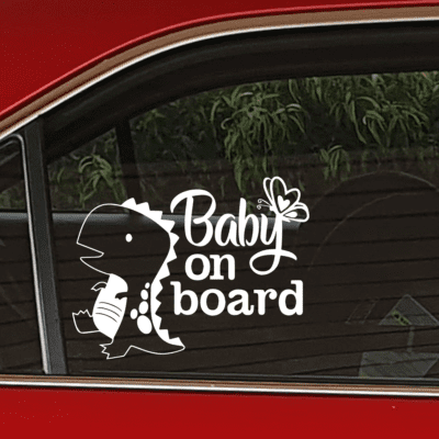 Baby on Board Car Decal 008