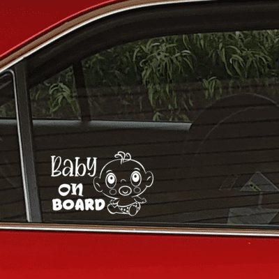 Baby on Board Car Decal 009