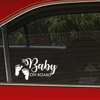 Baby on Board Car Decal 011