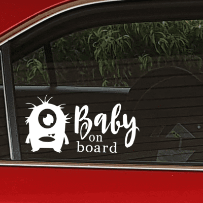 Baby on Board Car Decal 016