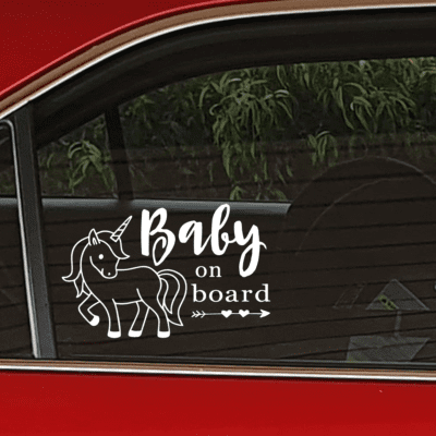 Baby on Board Car Decal 022
