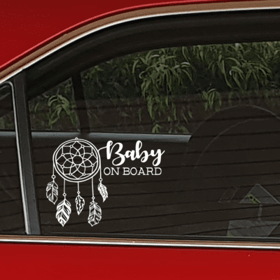 Baby on Board Car Decal 023
