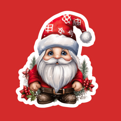 More Cute Christmas Gnome Iron-On (HTV) Decals