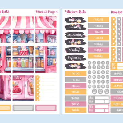 A5 Planner Kit - Sweet Shop