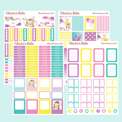 A5 Planner Kit - Angel Planner Stickers