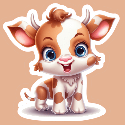 Baby Calf Stickers