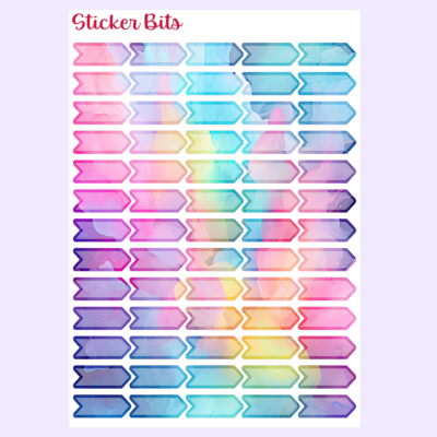 A5 Planner Sticker Sheet: Arrow Stickers