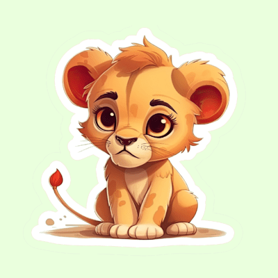 Cute Baby Animal Wall Decals