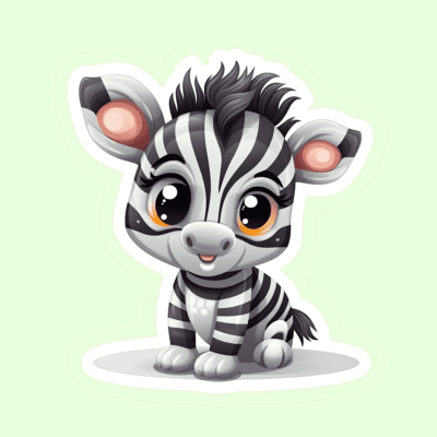 Cute Baby Animal Iron-On (HTV) Decals