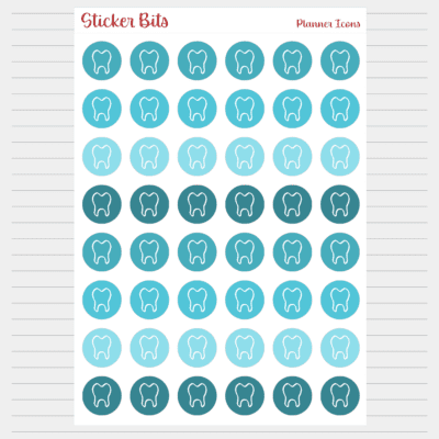 dentist planner icon stickers